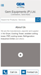 Mobile Screenshot of gemequipments.com